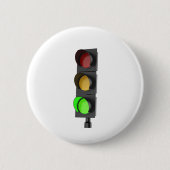 Badge Rond 5 Cm Feu vert (Devant)