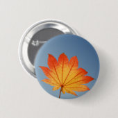 Badge Rond 5 Cm feuille (Devant & derrière)