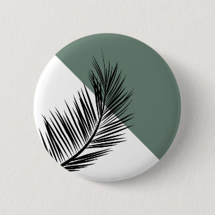 Badge Rond 5 Cm Feuille de palme