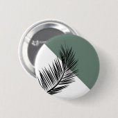 Badge Rond 5 Cm Feuille de palme (Devant & derrière)