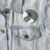 Badge Rond 5 Cm Feuille de palme (En situation)