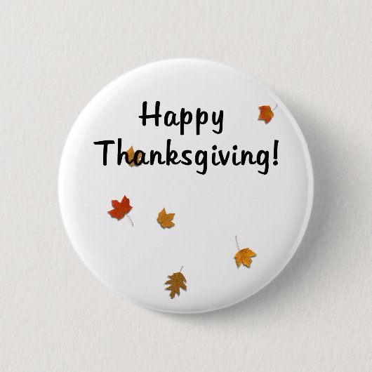 Badge Rond 5 Cm Feuille de récolte (Devant)