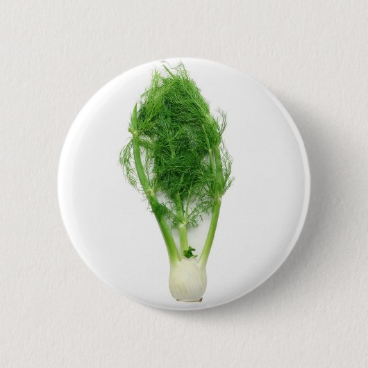 Badge Rond 5 Cm Feuille et ampoule de fenouil (Devant)
