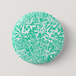 Badge Rond 5 Cm feuille (vert et blanc)