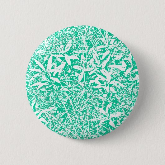 Badge Rond 5 Cm feuille (vert et blanc) (Devant)