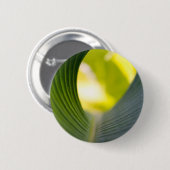 Badge Rond 5 Cm Feuille verte (Devant & derrière)