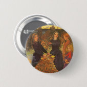 Badge Rond 5 Cm Feuilles d'automne par Sir John Everett Millais (Devant & derrière)