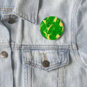 Badge Rond 5 Cm Feuilles de bananes (En situation)