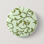 Badge Rond 5 Cm Feuilles d'olive défilantes (Devant)