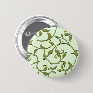 Badge Rond 5 Cm Feuilles d'olive défilantes