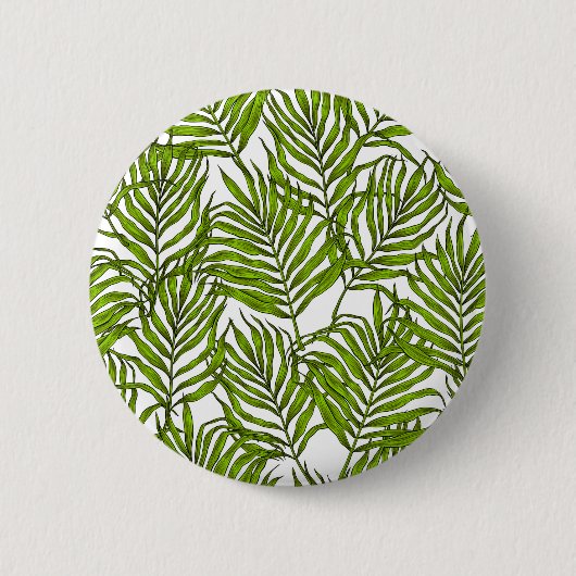 Badge Rond 5 Cm Feuilles Palm (Devant)