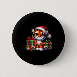 Badge Rond 5 Cm Feux de Noël de Noël de Noël de Noël de Noël de No