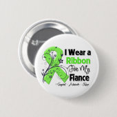 Badge Rond 5 Cm Fiance - Ruban Lymphoma (Devant & derrière)