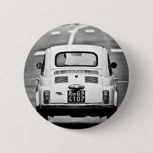 Badge Rond 5 Cm Fiat 500 à Rome