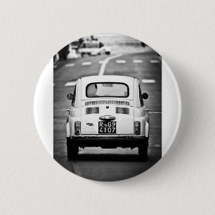 Badge Rond 5 Cm Fiat 500 à Rome