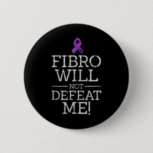 Badge Rond 5 Cm Fibro Ne Me Défendra Pas Fibromyalgie Sensibilisat