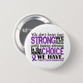 Badge Rond 5 Cm Fibromyalgie comme nous forts sommes (Devant & derrière)