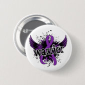 Badge Rond 5 Cm Fibromyalgie du guerrier 16 (Devant & derrière)