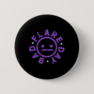 Badge Rond 5 Cm Fibromyalgie Feu Feu Feu Jour Chronique Douleur Fi