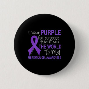 Badge Rond 5 Cm Fibromyalgie Pour Quelqu'Un Qui Veut Dire Que Le M