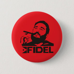 Badge Rond 5 Cm Fidel Castro