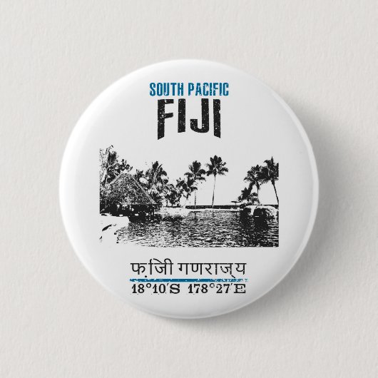 Badge Rond 5 Cm Fidji (Devant)
