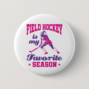 Badge Rond 5 Cm Field Hockey Is