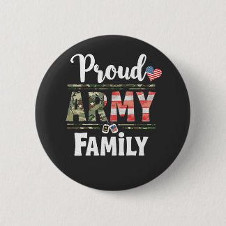 Badge Rond 5 Cm Fier Armée Famille Américaine Patriotique Ancien J