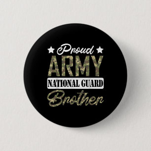 Badge Rond 5 Cm Fier Armée Garde nationale Frère Famille militaire