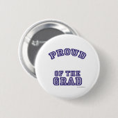 Badge Rond 5 Cm Fier de ma plaine de diplômé (Devant & derrière)