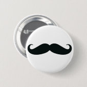 Badge Rond 5 Cm Fier de mon Stache….Moustache (Devant & derrière)