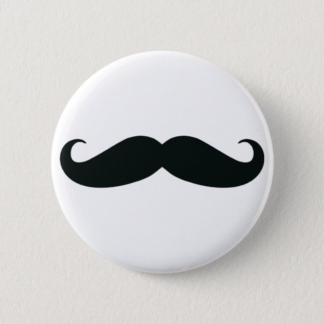 Badge Rond 5 Cm Fier de mon Stache….Moustache (Devant)