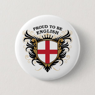 Badge Rond 5 Cm Fier d'être anglais
