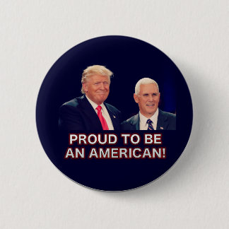 Badge Rond 5 Cm Fier d'être des penny d'un atout d'Américain