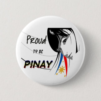 Badge Rond 5 Cm fier d'être pinay