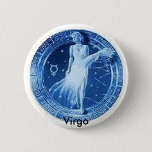 Badge Rond 5 Cm Fier d'être Vierge !