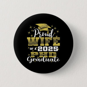 Badge Rond 5 Cm Fier Femme Cl De Doctorat Docteur De 2025 Doctorat