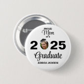 Badge Rond 5 Cm Fier maman d'un Bouton Graduate 20xx (Devant & derrière)