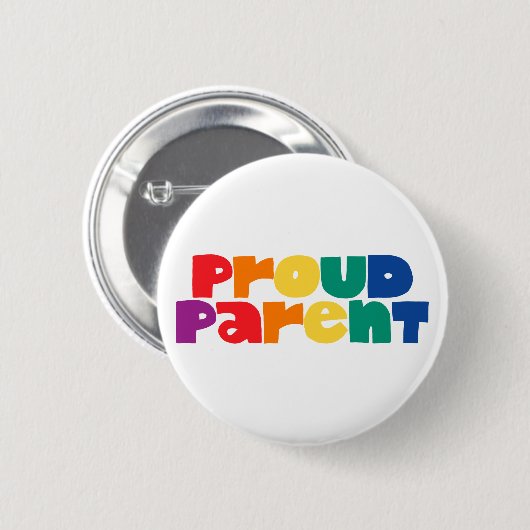 Badge Rond 5 Cm Fier Parent. (Devant & derrière)