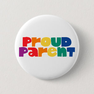 Badge Rond 5 Cm Fier Parent.