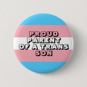 Badge Rond 5 Cm Fier parent d'un fils trans (Devant)