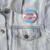 Badge Rond 5 Cm Fier parent d'un fils trans (En situation)