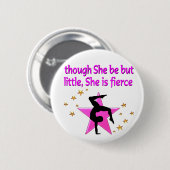 BADGE ROND 5 CM FIERCE ET PUISSANCE DU GYMNAST (Devant & derrière)