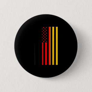 Badge Rond 5 Cm Fière d'être une fille de sœur garcon germano-amér