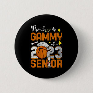 Badge Rond 5 Cm Fière gamine féminine d'un gra de basket-ball seni