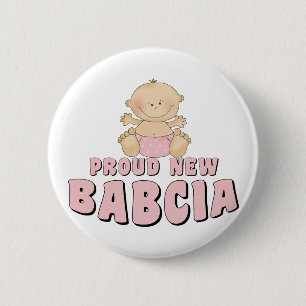 BADGE ROND 5 CM FIÈRE NOUVELLE BABCIA