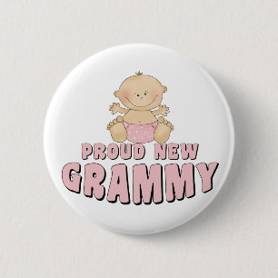 Badge Rond 5 Cm Fière nouvelle T-Shirt Grammy