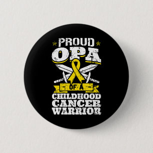 Badge Rond 5 Cm Fière Opa D'Une Sensibilisation Des Guerriers Du C