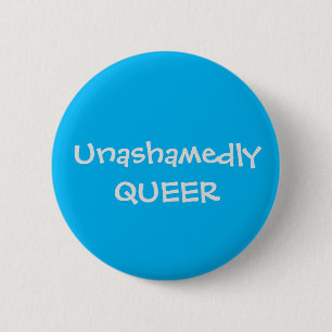 Badge Rond 5 Cm Fièrement QUEER
