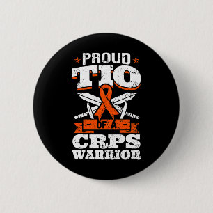 Badge Rond 5 Cm Fiers Tio D'Un Guerrier du SPRC RSD Sensibilisatio